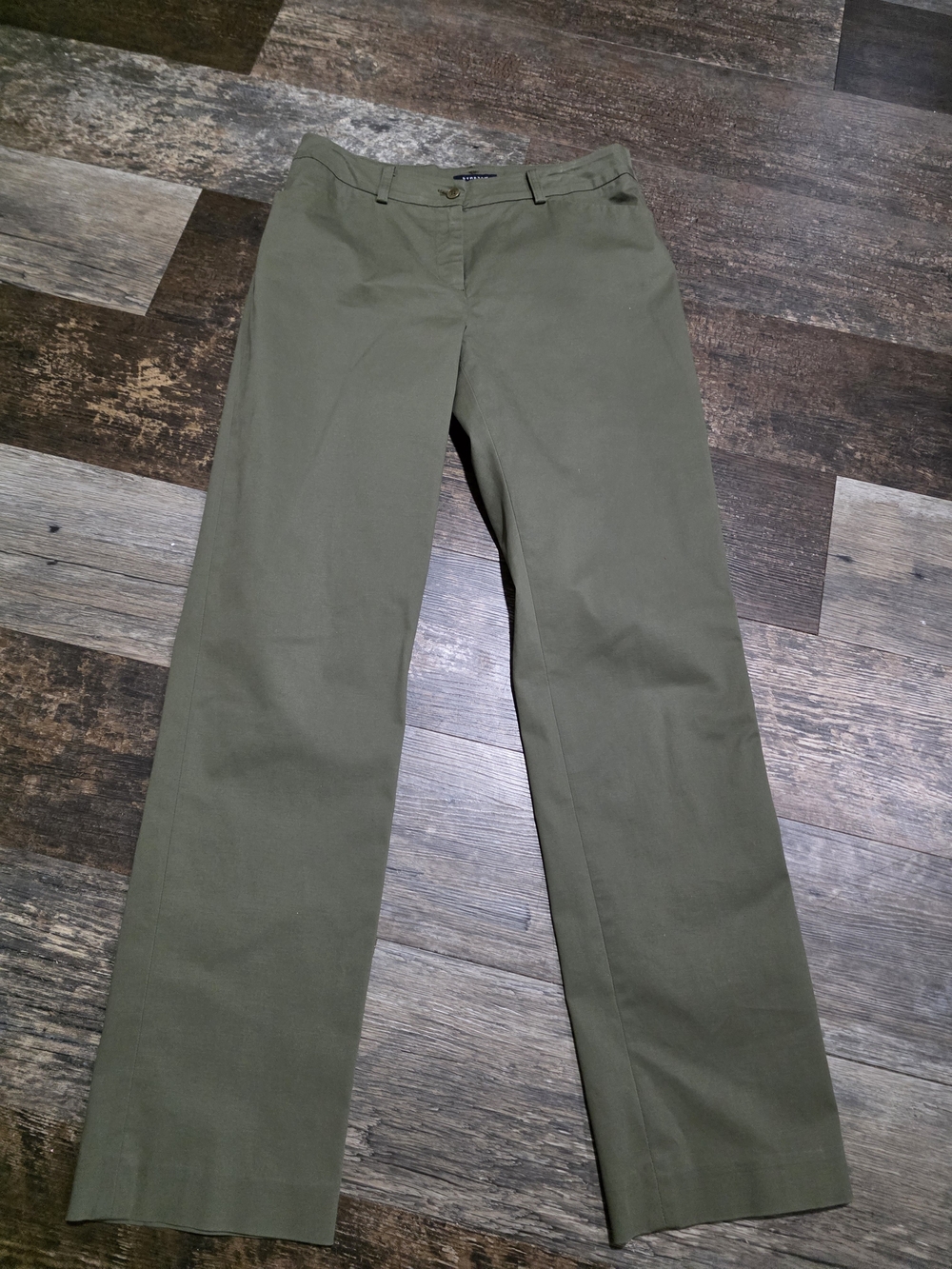 Jones New York Signature Olive Stretch Pants